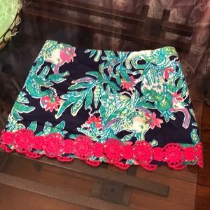 Lilly Pulitzer floral mini skirt
